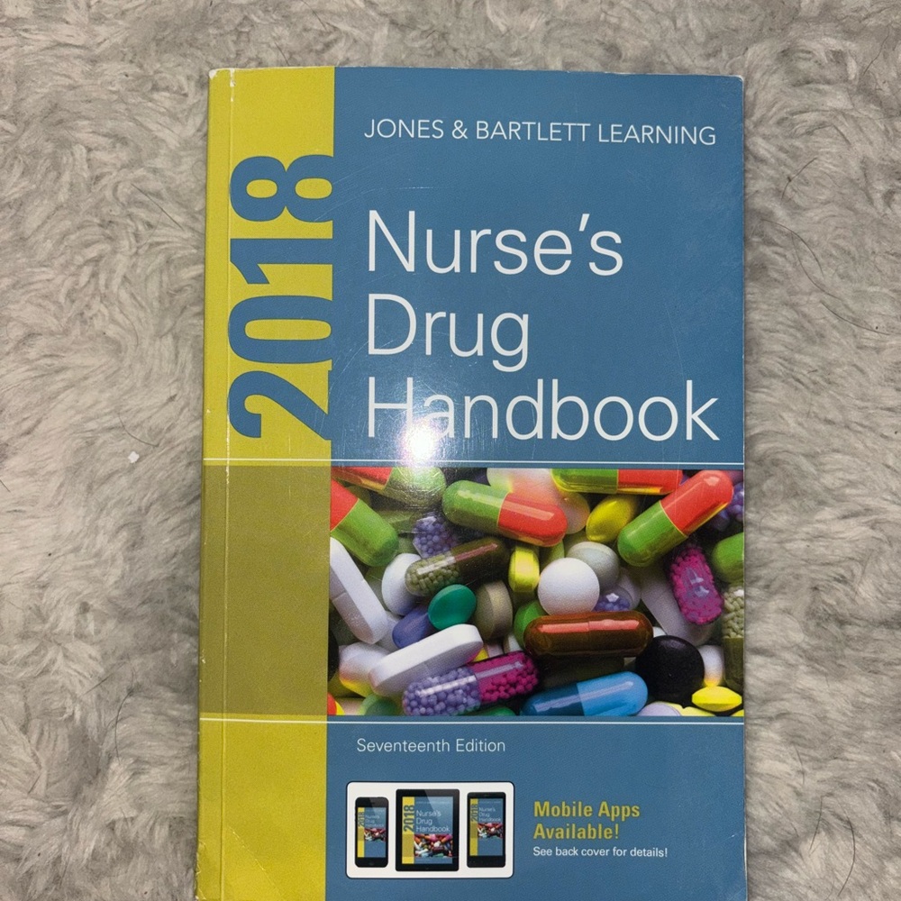 2018 nurse’s drug handbook like new !